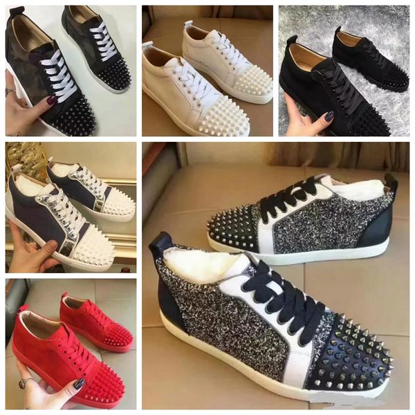 2018 Designer High Red bottom Top Crystal Studded Lace Up Causal Shoe Man Woman Cheap Sneaker Blue Black Flat Red Bottoms Party Shoes
2018 Designer High Red bottom Top Crystal Studded Lace Up Causal Shoe Man Woman Cheap Sneaker Blue Black Flat Red Bottoms Party Shoes
