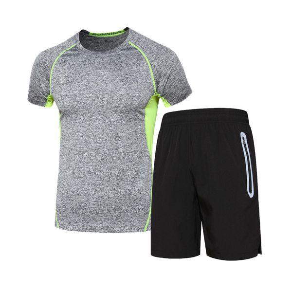 mens sports suits running fitness clothes jogging suit tights quick-drying short-sleeved training sets for men survetement homme, White;black
mens sports suits running fitness clothes jogging suit tights quick-drying short-sleeved training sets for men survetement homme, White;black