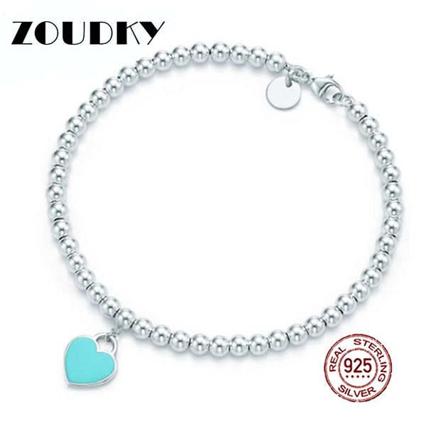 Zoudky 100 925 terling ilver 1 1 genuine charm heart haped green bead bracelet fa hion original women jewelry, Black
Zoudky 100 925 terling ilver 1 1 genuine charm heart haped green bead bracelet fa hion original women jewelry, Black
