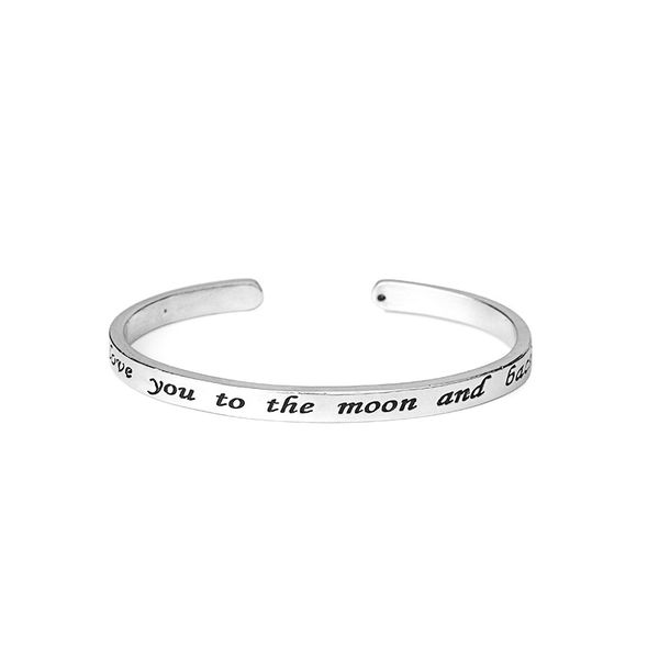 silver plated adjustable cuff bangle letter bracelets i love you to the moon and back bracelet fashion jewelry, White
silver plated adjustable cuff bangle letter bracelets i love you to the moon and back bracelet fashion jewelry, White