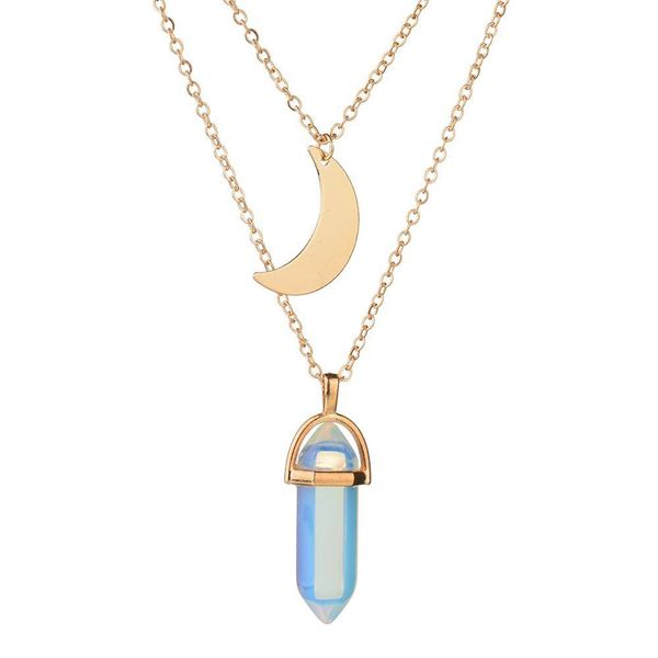 fashion necklace men bullet stone pendant layer for shape necklaces moon choker natural jewelry women double hexagonal cranj
fashion necklace men bullet stone pendant layer for shape necklaces moon choker natural jewelry women double hexagonal cranj