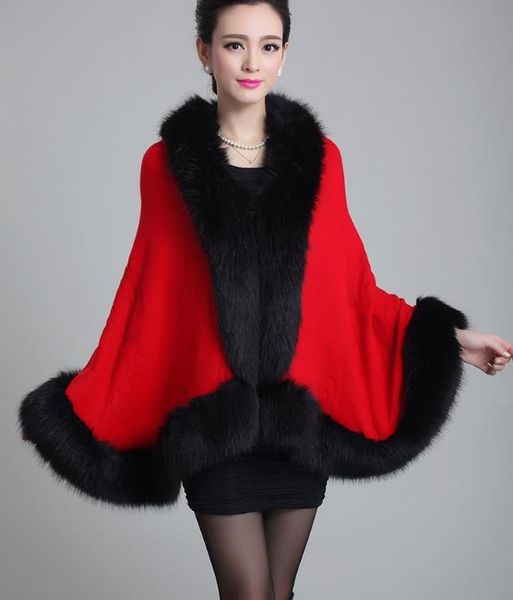 autumn wool pashmina feeling arcylic faux fur jacquard cape poncho cardigan knitting lady shawl stole wraps sweater wool collar coat c1244, Black
autumn wool pashmina feeling arcylic faux fur jacquard cape poncho cardigan knitting lady shawl stole wraps sweater wool collar coat c1244, Black