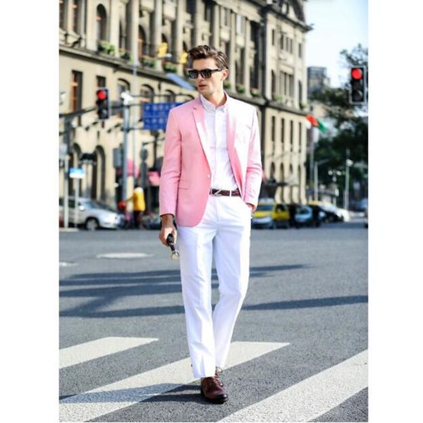 men's suits & blazers pink men suit coat lapels a grain of buckle leisure birthday party family man fashion customization, White;black
men's suits & blazers pink men suit coat lapels a grain of buckle leisure birthday party family man fashion customization, White;black