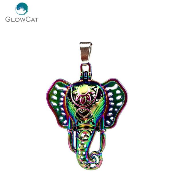 c131 5pcs/lot rainbow color hindu elephant god animal bead pearl cage locket pendant pearl locket fairytale party, Black
c131 5pcs/lot rainbow color hindu elephant god animal bead pearl cage locket pendant pearl locket fairytale party, Black