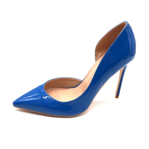 women lady 2018 royal blue d'orsay patent leather poined toes wedding heels stiletto high heels shoes pumps 120mm 12cm, Black
women lady 2018 royal blue d'orsay patent leather poined toes wedding heels stiletto high heels shoes pumps 120mm 12cm, Black