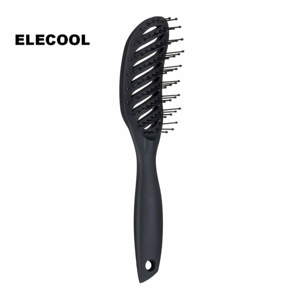 elecool wet/dry use anti-static hair brush hair comb small curved comb with matte texture handle massage styling tools, Silver
elecool wet/dry use anti-static hair brush hair comb small curved comb with matte texture handle massage styling tools, Silver