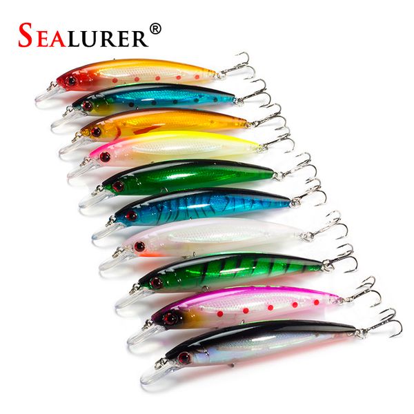 10pcs/lot 13.5g 11cm fishing lure minnow lures hard bait pesca fishing tackle isca artificial 10colors quality hook swimbait
10pcs/lot 13.5g 11cm fishing lure minnow lures hard bait pesca fishing tackle isca artificial 10colors quality hook swimbait