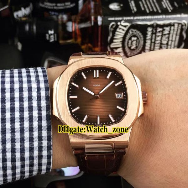 new sport nautilus 40mm 5711r 5711/1r-001 brown dial japan miyota automatic mens watch rose gold case leather strap watches, Slivery;brown
new sport nautilus 40mm 5711r 5711/1r-001 brown dial japan miyota automatic mens watch rose gold case leather strap watches, Slivery;brown