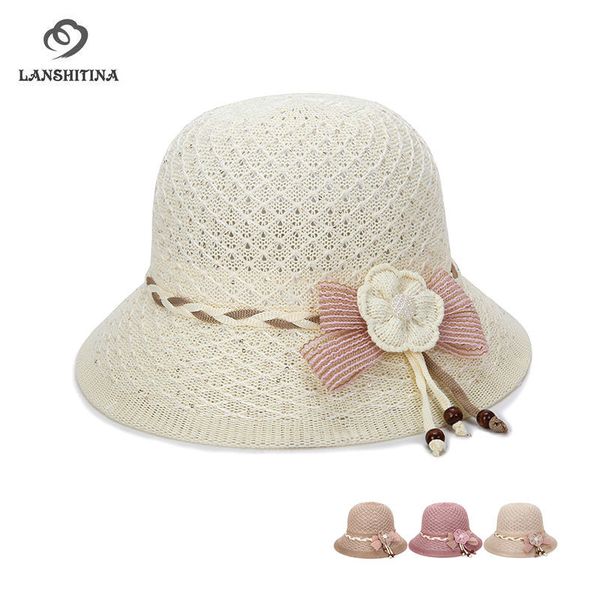 good quality summer women knitted bucket hats hollow breathable mother's sunhat female sunshade hat for quinquagenarian gh-713, Blue;gray
good quality summer women knitted bucket hats hollow breathable mother's sunhat female sunshade hat for quinquagenarian gh-713, Blue;gray