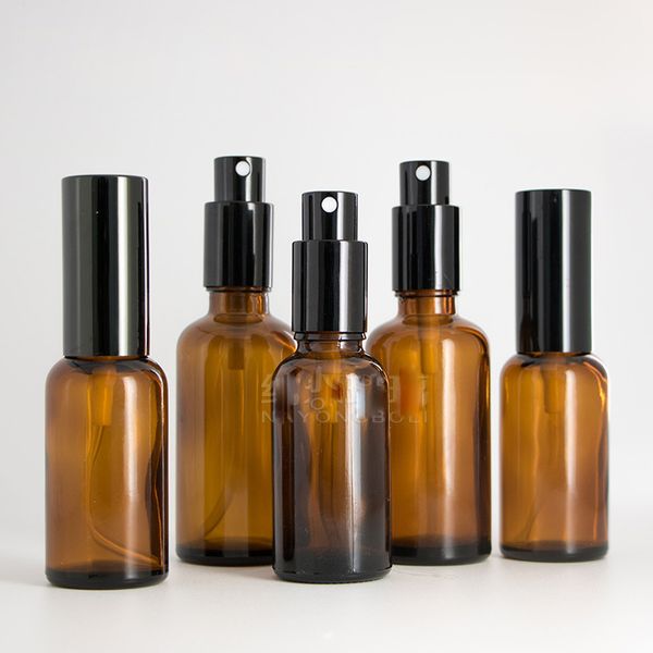 30ml/50ml amber bottles with black lid glass spray bottles for essential oils sample mist sprayer atomizer pump perfume bottle
30ml/50ml amber bottles with black lid glass spray bottles for essential oils sample mist sprayer atomizer pump perfume bottle