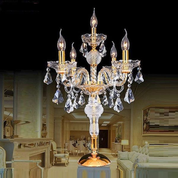 Modern Crystal Table Lamp For Living Room Beside Bed Luxury Crystal Table Lamp Modern American K9 Luxury Crystal Decoration Lamp