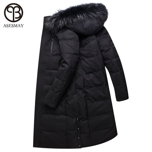 asesmay brand 2018 winter new men's down jacket fashion casual hooded thick warm x-long mens parkas coats fur collar jackets, Black
asesmay brand 2018 winter new men's down jacket fashion casual hooded thick warm x-long mens parkas coats fur collar jackets, Black