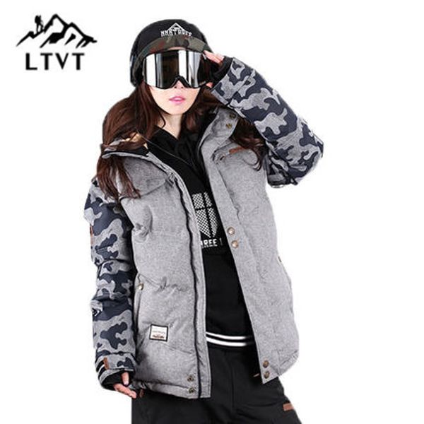 ltvt brand ski jacket women snowboarding jackets warm snow coat breathable camouflage waterproof skiing jackets female
ltvt brand ski jacket women snowboarding jackets warm snow coat breathable camouflage waterproof skiing jackets female