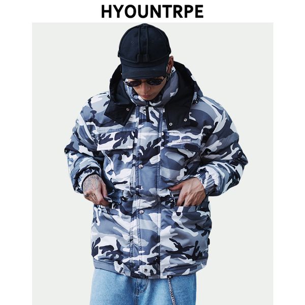 2018 winter camouflage warm hooded coats outerwear autumn jacket men women casual windproof jacket new fashion high street parka, Black
2018 winter camouflage warm hooded coats outerwear autumn jacket men women casual windproof jacket new fashion high street parka, Black