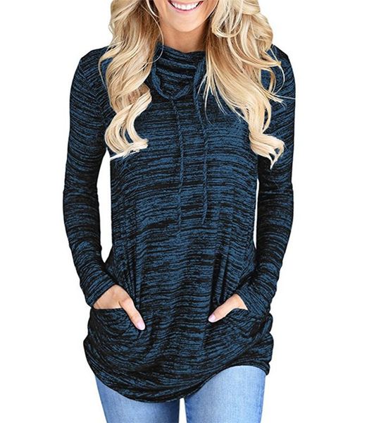 women's clothing, autumn winter sports, wind heap, collar pocket, loose t-shirt ysyzc176, White
women's clothing, autumn winter sports, wind heap, collar pocket, loose t-shirt ysyzc176, White