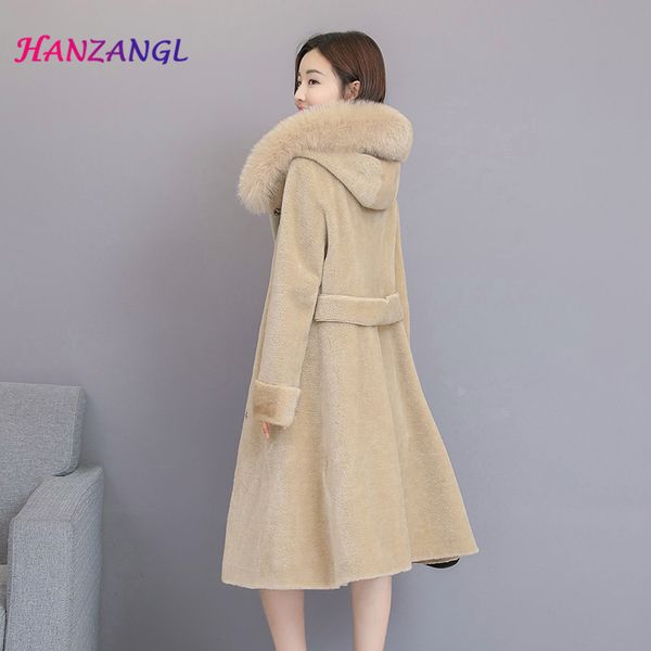 karakul sheep fur coat female 2018 new slim wool with fur collar single breasted coat thick warm jackets oat m~4xl, Black
karakul sheep fur coat female 2018 new slim wool with fur collar single breasted coat thick warm jackets oat m~4xl, Black