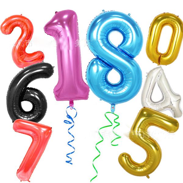 40inch gold silver blue pink black number balloon birthday wedding party decoration celebration slim aluminum foil helium balloons
40inch gold silver blue pink black number balloon birthday wedding party decoration celebration slim aluminum foil helium balloons