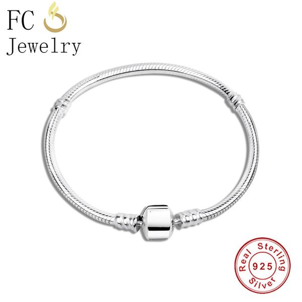 fc jewelry 925 sterling silver bracelet fit charm bead pendant snake chain for women female pulsera no brand logo berloque gift, Golden;silver
fc jewelry 925 sterling silver bracelet fit charm bead pendant snake chain for women female pulsera no brand logo berloque gift, Golden;silver