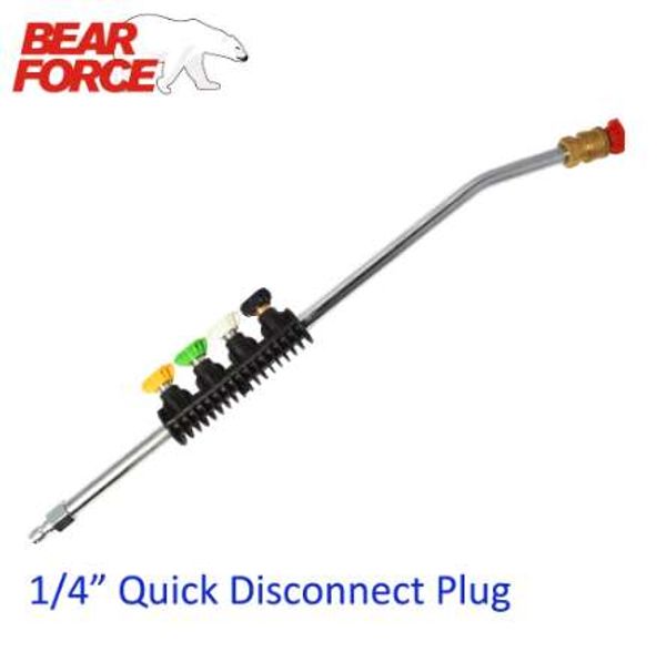 car washer metal jet lance nozzle with 5 quick nozzle tips and 1/4" quick release plug connection for high pressure washers
car washer metal jet lance nozzle with 5 quick nozzle tips and 1/4" quick release plug connection for high pressure washers