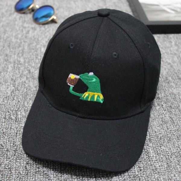 frog cartoon baseball cap james championship embroidered bent brim and men and women hats gorras dad polo hats, Blue;gray
frog cartoon baseball cap james championship embroidered bent brim and men and women hats gorras dad polo hats, Blue;gray