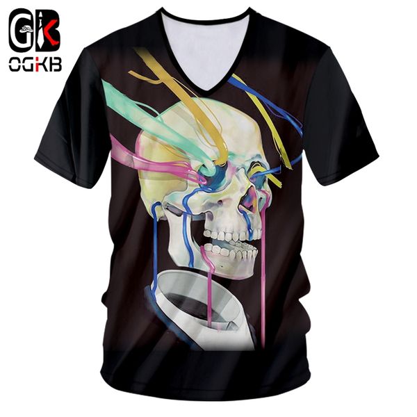 ogkb summer v neck tshirt men's cool print color bandage skulls 3d t-shirt male hiphop streetwear casual tee shirts homme, White;black
ogkb summer v neck tshirt men's cool print color bandage skulls 3d t-shirt male hiphop streetwear casual tee shirts homme, White;black