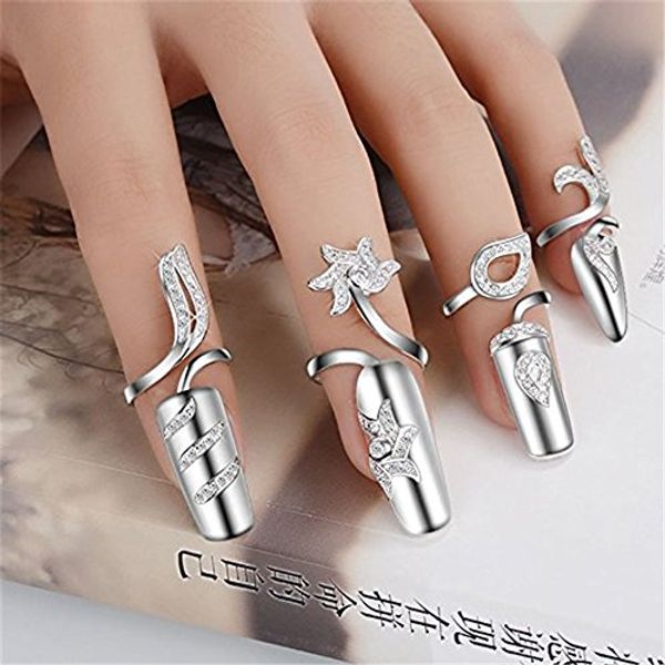 Женщины мода ногтя кольцо Уникального Fingernail Защитных Nail Крышка кольцо Art Совет кр
Женщины мода ногтя кольцо Уникального Fingernail Защитных Nail Крышка кольцо Art Совет кр