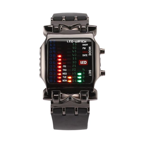 multifunctional popular square dial uibinary led digital watches rubber band casual sport outdoor wrist watch relogio, Slivery;brown
multifunctional popular square dial uibinary led digital watches rubber band casual sport outdoor wrist watch relogio, Slivery;brown