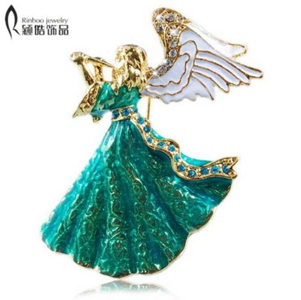 angel music angel brooch for women girl dress accessories green & white crystal brooch rhinestone pins random color, Gray
angel music angel brooch for women girl dress accessories green & white crystal brooch rhinestone pins random color, Gray