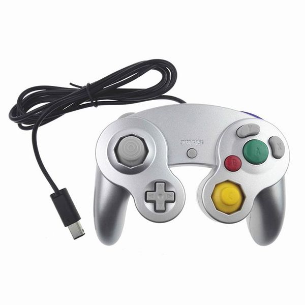 

ngc wired gaming game controller gamepad joystick turbo dualshock for ngc nintendo console gamecube wii u extension cable cord q2 9color dhl