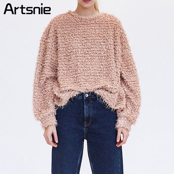 artsnie pink casual o neck knitted pullovers women autumn 2018 streetwear tassel long sleeve girls jumpers sweatshirts feminina, Black
artsnie pink casual o neck knitted pullovers women autumn 2018 streetwear tassel long sleeve girls jumpers sweatshirts feminina, Black