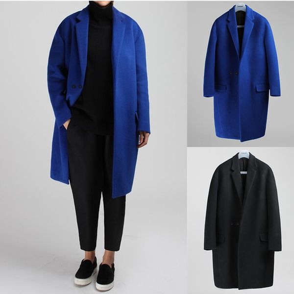 s-xxxl 2018 korean version of the new winter woolen coat male long section loose cashmere coat male clothing, Black
s-xxxl 2018 korean version of the new winter woolen coat male long section loose cashmere coat male clothing, Black