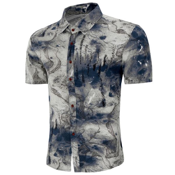 summer new men's business casual short sleeve print shirt china wind print short sleeve shirt -40, White;black
summer new men's business casual short sleeve print shirt china wind print short sleeve shirt -40, White;black
