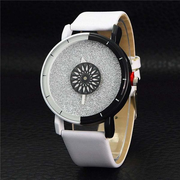 unique women bracelet watch simple casual double color flash dial watch analog pu leather strap clock business wristwatch ll@17, Slivery;brown
unique women bracelet watch simple casual double color flash dial watch analog pu leather strap clock business wristwatch ll@17, Slivery;brown