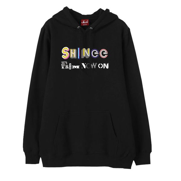 new arrival shinee the bese from now on same printing fleece/thin sweatshirt kpop fashion pullover hoodies, Black
new arrival shinee the bese from now on same printing fleece/thin sweatshirt kpop fashion pullover hoodies, Black