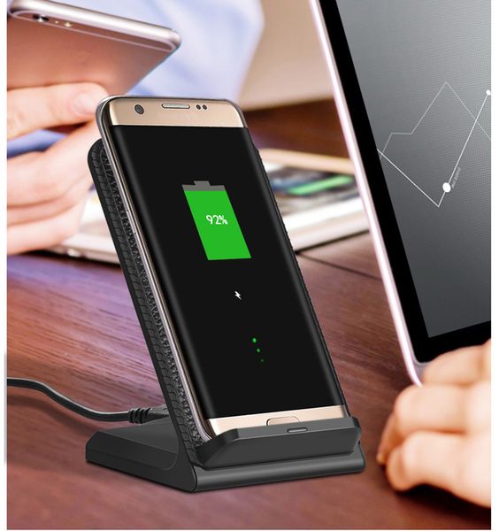 deskfast qi wireless charger holder stand for samsung s8 plus iphone 8 plus x universal fast charger 2 coils pad 5v/2a
deskfast qi wireless charger holder stand for samsung s8 plus iphone 8 plus x universal fast charger 2 coils pad 5v/2a