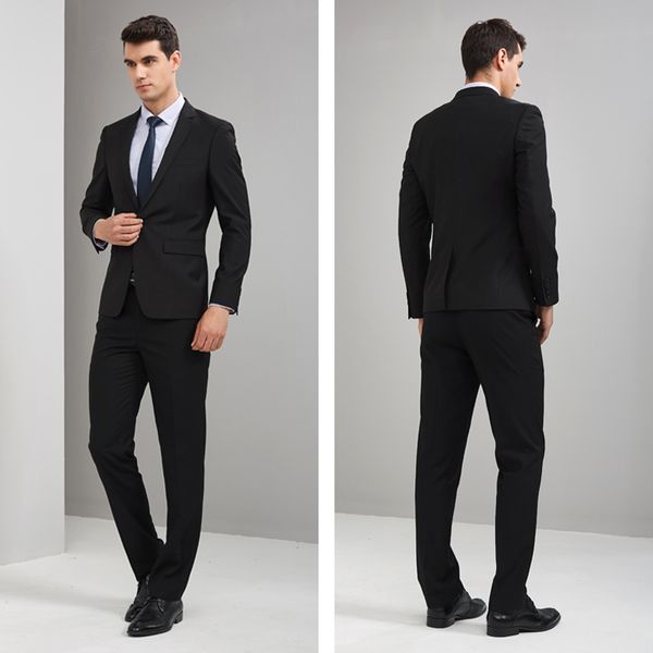 black 2018 men suits wedding groom tuxedos formal business suit notched lapel 2 pieces jacket pants groomsmen blazers bridegroom suits, Black;gray
black 2018 men suits wedding groom tuxedos formal business suit notched lapel 2 pieces jacket pants groomsmen blazers bridegroom suits, Black;gray