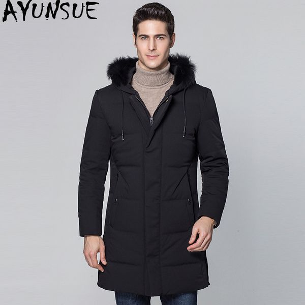 ayunsue 2018 new duck down jacket men big fur collar winter down coat male parka outerwear men's jackets abrigo hombre kj559, Black
ayunsue 2018 new duck down jacket men big fur collar winter down coat male parka outerwear men's jackets abrigo hombre kj559, Black