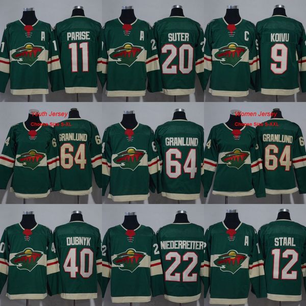 Men Women Youth 64 Mikael Granlund Zach Parise Eric Staal Mikko Koivu Niederreiter Ryan Suter Devan Dubnyk 2018 Season Minnesota Wild Jersey
Men Women Youth 64 Mikael Granlund Zach Parise Eric Staal Mikko Koivu Niederreiter Ryan Suter Devan Dubnyk 2018 Season Minnesota Wild Jersey