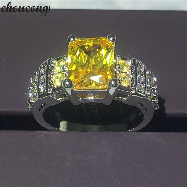 choucong female ring princess cut yellow diamond 925 silver engagement wedding band rings for women christmas jewelry, Slivery;golden
choucong female ring princess cut yellow diamond 925 silver engagement wedding band rings for women christmas jewelry, Slivery;golden