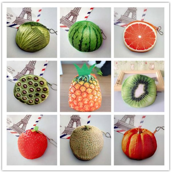 17 styles 3d fruit printing style mini coin purse cotton round zipper coin pouch kawaii korean style small change bag for teenage girls, White
17 styles 3d fruit printing style mini coin purse cotton round zipper coin pouch kawaii korean style small change bag for teenage girls, White