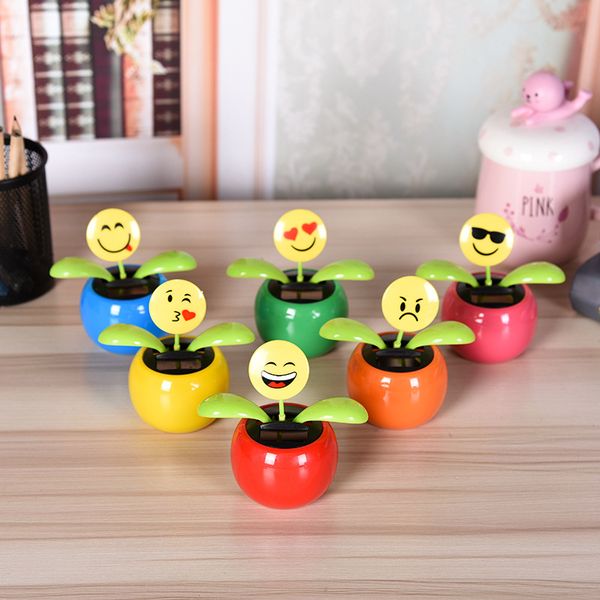 car ornament solar powered dancing shaking head cartoon flower automobile auto dashboard decoration cute car accessories
car ornament solar powered dancing shaking head cartoon flower automobile auto dashboard decoration cute car accessories
