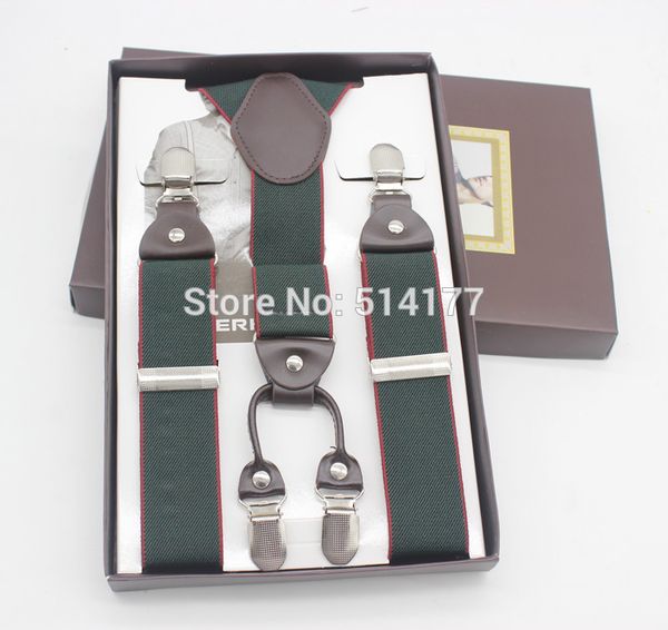 2015 army man suspenders fashion braces gift box adjustable 4 clips suspenders men's gift bridegroom/wedding apparel accessories, Black;white
2015 army man suspenders fashion braces gift box adjustable 4 clips suspenders men's gift bridegroom/wedding apparel accessories, Black;white