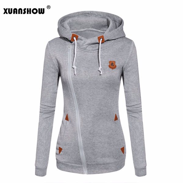 2017 womens fashion fleeces sweatshirts ladies hooded candy colors solid sweatshirt long sleeve zip up clothing sudaderas mujer, Black
2017 womens fashion fleeces sweatshirts ladies hooded candy colors solid sweatshirt long sleeve zip up clothing sudaderas mujer, Black