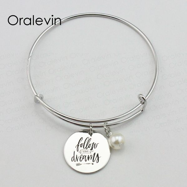 follow your dream inspirational hand stamped engraved pendant expandable female wire bracelet bangle jewelry,10pcs/lot, #ln1914b, Black
follow your dream inspirational hand stamped engraved pendant expandable female wire bracelet bangle jewelry,10pcs/lot, #ln1914b, Black