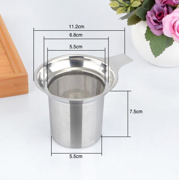 reusable strainer herbal locking tea filter infuser spice stainless steel mesh cup 7.5x8.8cm 1pcs
reusable strainer herbal locking tea filter infuser spice stainless steel mesh cup 7.5x8.8cm 1pcs