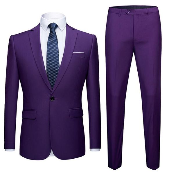 fashion 2 pieces set business casual mens suits with pants costume homme colorful wedding suits groom dress singer tuxedo men's apparel, White;black
fashion 2 pieces set business casual mens suits with pants costume homme colorful wedding suits groom dress singer tuxedo men's apparel, White;black