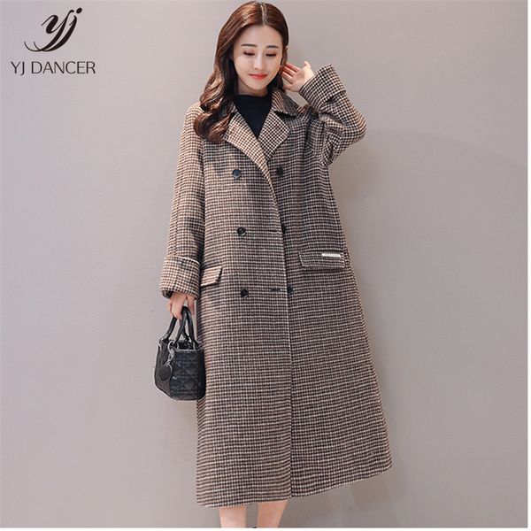 woolen coat female long section over the knee 2018 winter fashion new thick double-breasted long-sleeved woolen coat hjb388, Black
woolen coat female long section over the knee 2018 winter fashion new thick double-breasted long-sleeved woolen coat hjb388, Black