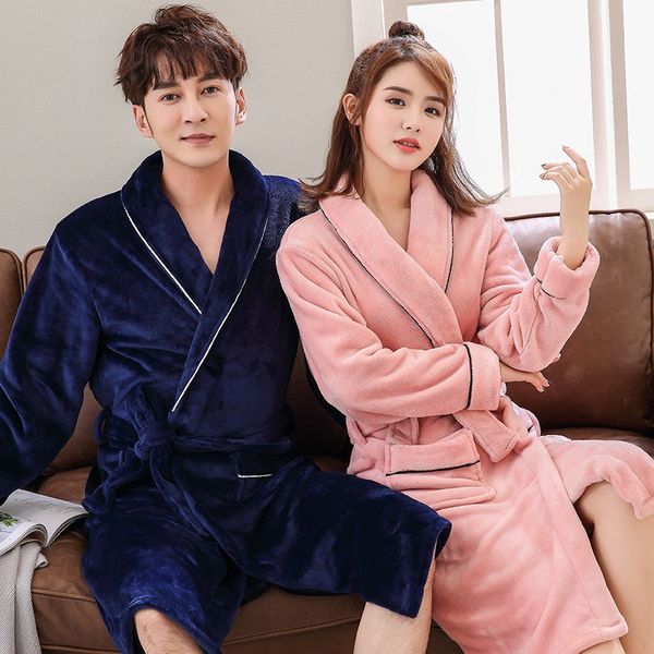 couples female coral fleece robe kimono gown winter thick warm nightgown sleepwear autumn women casual home wear, Black;red
couples female coral fleece robe kimono gown winter thick warm nightgown sleepwear autumn women casual home wear, Black;red