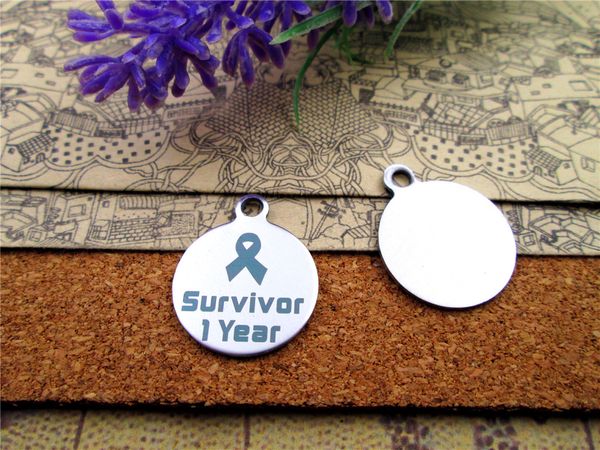 40pcs--"cancer survivor 1 year survivor "stainless steel charms more style for choosing diy charms pendants for necklace, Bronze;silver
40pcs--"cancer survivor 1 year survivor "stainless steel charms more style for choosing diy charms pendants for necklace, Bronze;silver