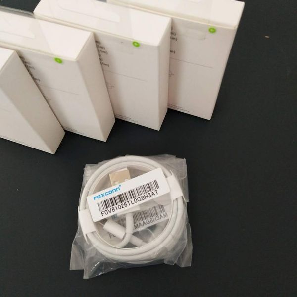 New packaging box Foxconn 100% Genuine Original 1m/3ft E75 Chip Data USB charger Cable for iphone X 8 7 6 6s plus 5s With green label
New packaging box Foxconn 100% Genuine Original 1m/3ft E75 Chip Data USB charger Cable for iphone X 8 7 6 6s plus 5s With green label